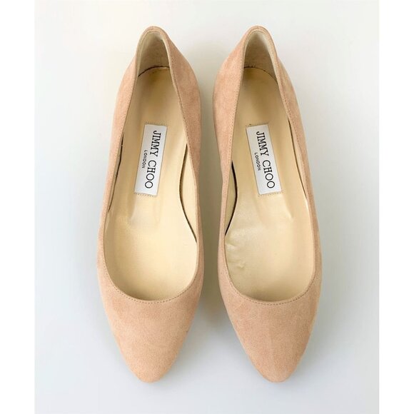 NWT JIMMY CHOO Suede Flats - Picture 5 of 9